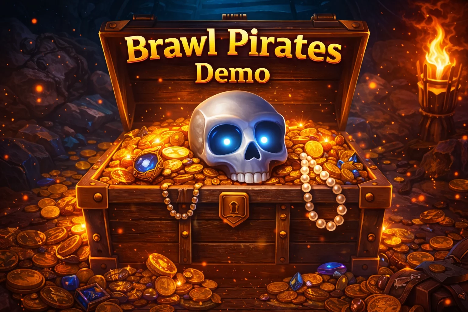 Free demo version of Brawl Pirates to test your strategy without risk.
